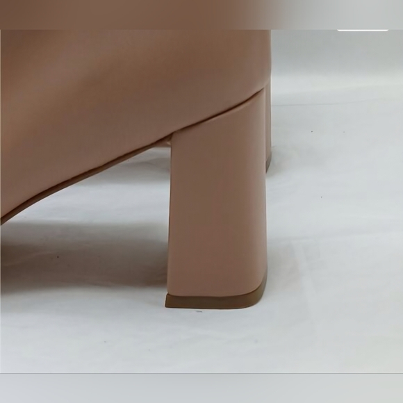 NEWSteve Madden Harli Boots Womens 9.5M Blush Faux Leather Square Toe Whimsygoth - Picture 5 of 7